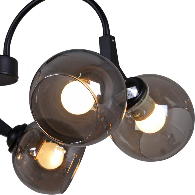Потолочная люстра Reluce 01268-0.3-06 BK+CR — фото 3