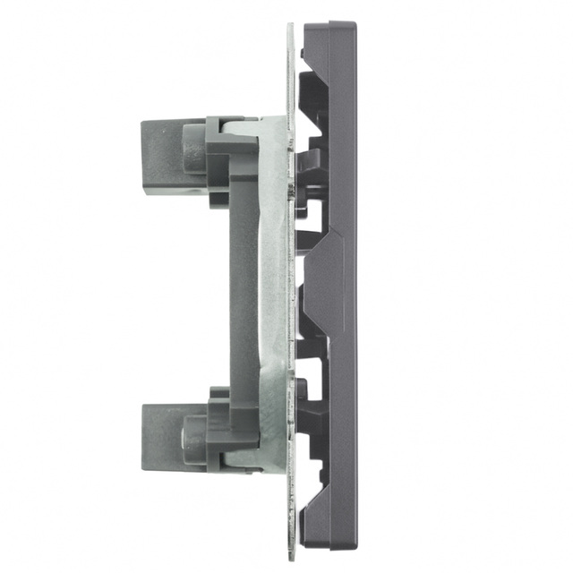 Заглушка (механизм), STEKKER, серия Эмили, платиново-серый, soft touch, RST00-5116-10 49961 — фото 4