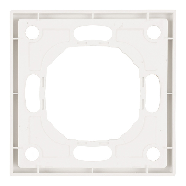 Рамка STEKKER PFR00-5001-01, 1-местная, серия Эмили, белый фарфор, Soft Touch 49884 — фото 4