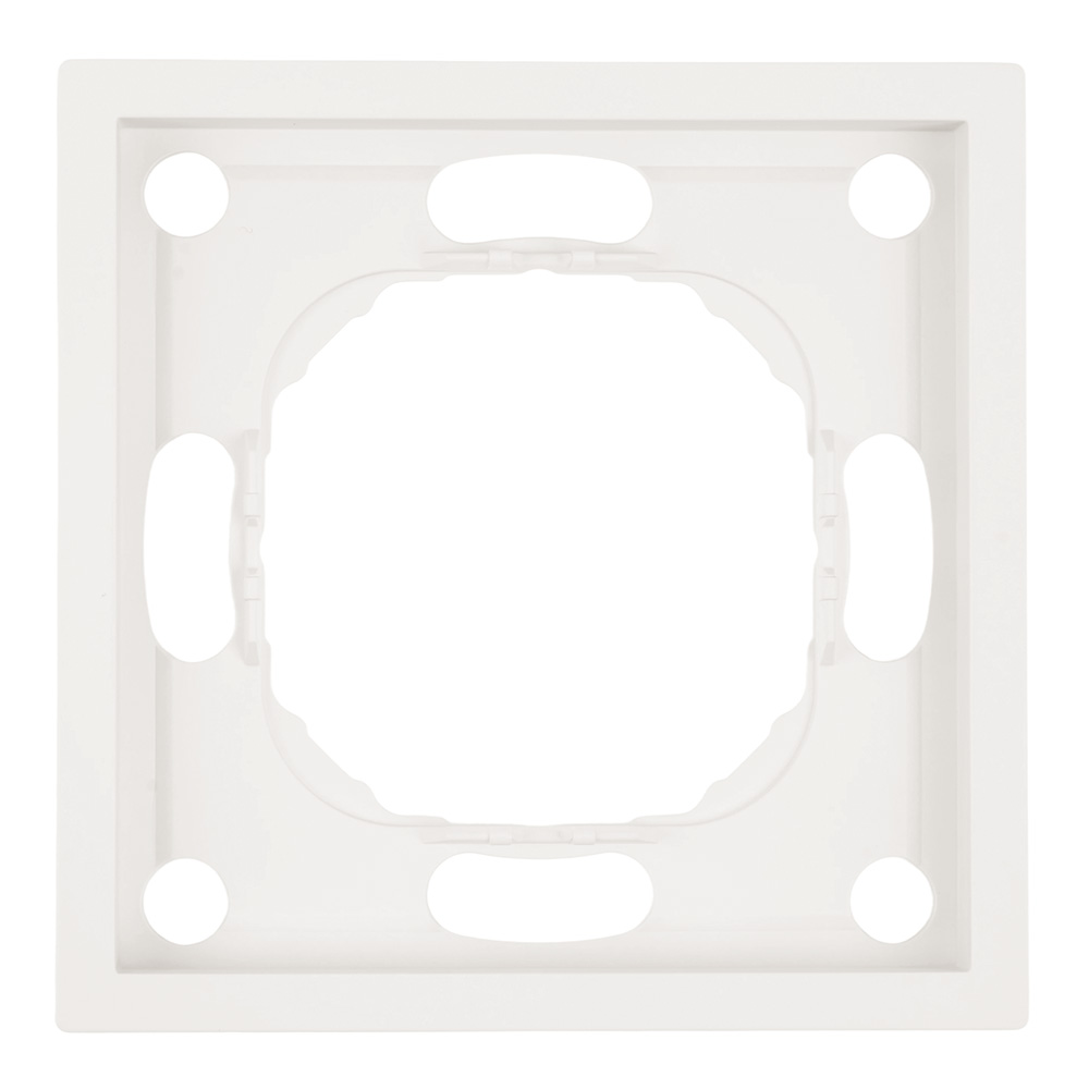 Рамка STEKKER PFR00-5001-01, 1-местная, серия Эмили, белый фарфор, Soft Touch 49884