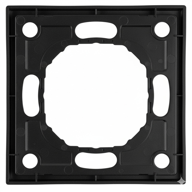 Рамка STEKKER PFR00-5001-05, 1-местная, серия Эмили, черный уголь, Soft Touch 49858 — фото 4