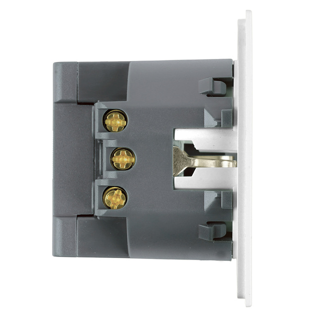 Розетка 1-местная з/ш с/з 16А USB Type-C (механизм), STEKKER, 250В, 20Вт, серия Мия, , 50438 — фото 3