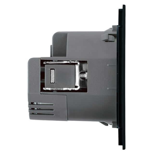 Розетка 1-местная з/ш с/з 16А USB Type-C (механизм), STEKKER, 250В, 20Вт, серия Мия, , 50452 — фото 4