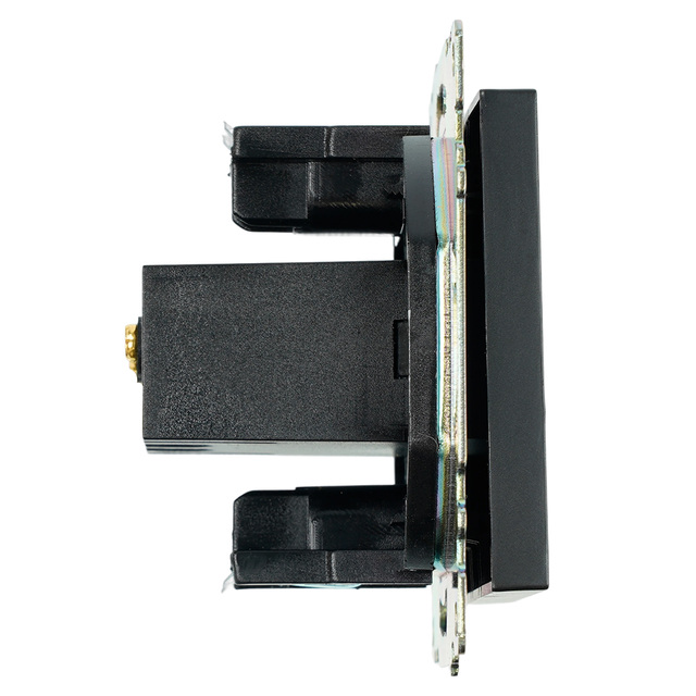Розетка 2-местная USB (механизм), STEKKER GLS10-7115-05, 250V, 2,4А, серия Катрин, черный 39616 — фото 3
