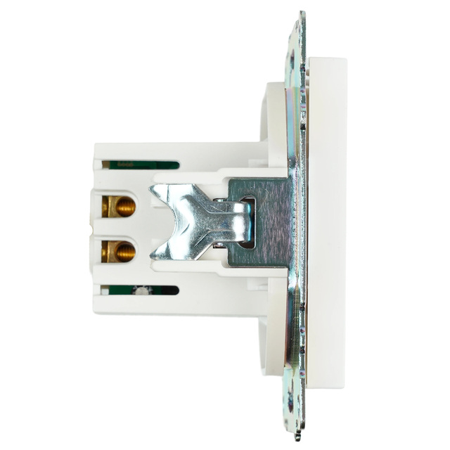 Розетка 2-местная USB (механизм), STEKKER GLS10-7115-01, 250V, 2,4А, серия Катрин, белый 39686 — фото 4
