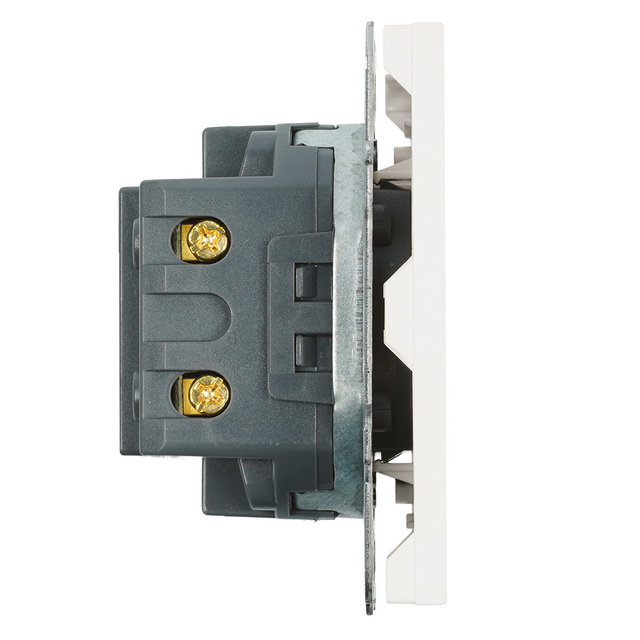 Розетка 2-местная USB + Type C (механизм), STEKKER, 250В, 20W, серия Эмили, RST10-5115-01, белый фарфор, soft touch 49879 — фото 4