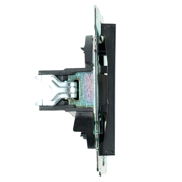 Розетка компьютерная 1-местная RJ-45 (механизм), STEKKER GLS00-7107-05, серия Катрин, черный 39613 — фото 4