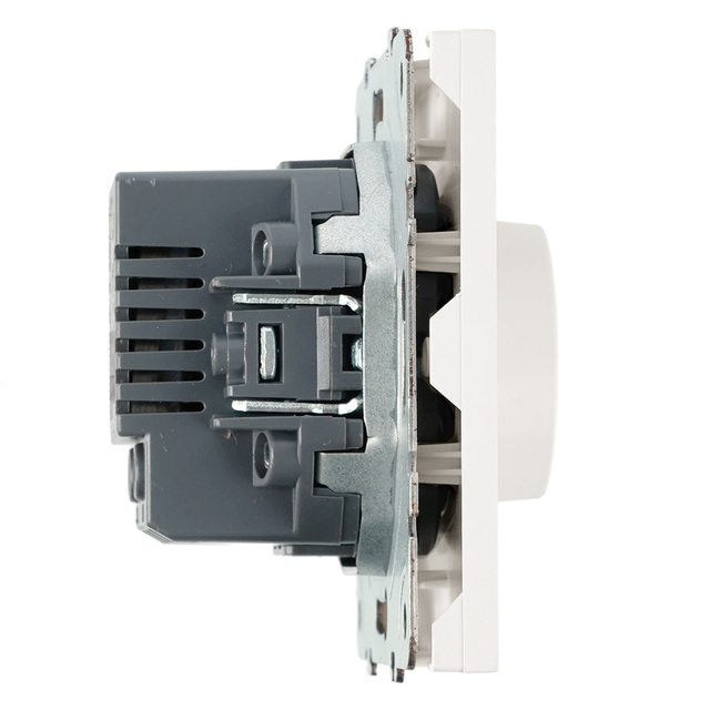 Выключатель диммирующий TRIAC (механизм), STEKKER RSW10-5106-01, 250В, 500Вт, серия Эмили, белый 49868 — фото 4