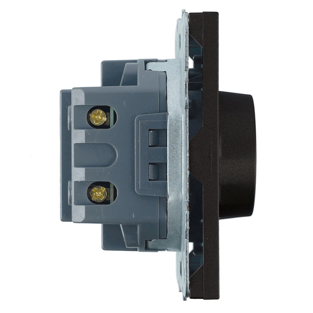 Выключатель диммирующий TRIAC (механизм), STEKKER RSW10-5106-05, 250В, 500Вт, серия Эмили, черный 49842 — фото 4