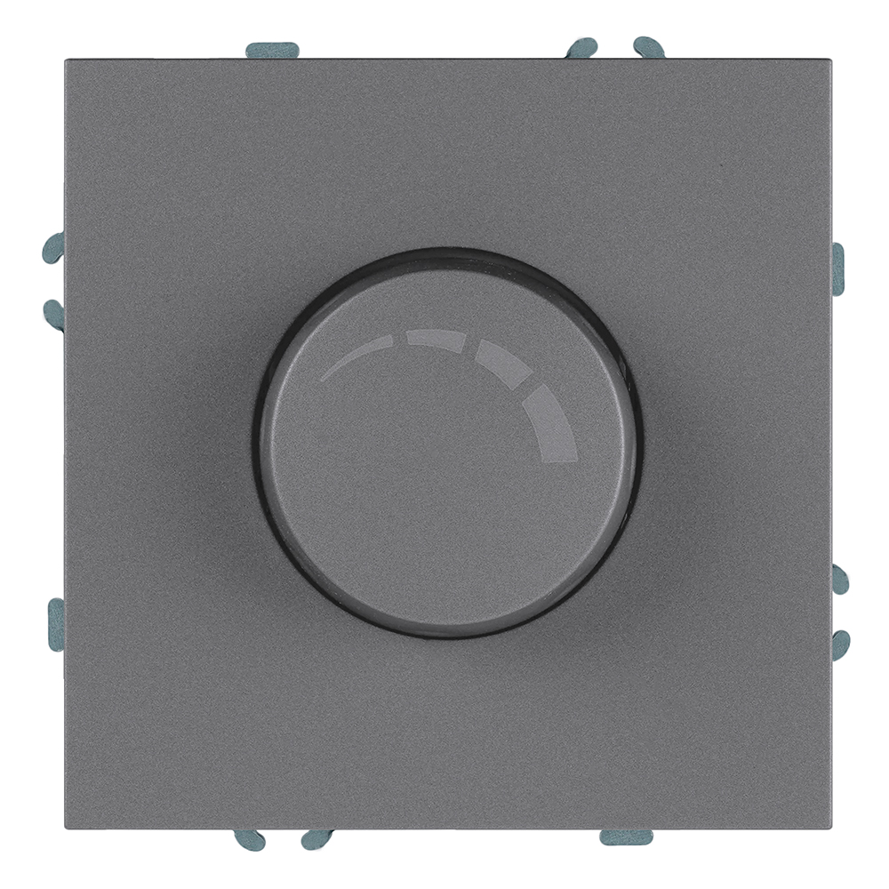 Выключатель диммирующий TRIAC (механизм), STEKKER RSW10-5106-10, 250В, 500Вт, серия Эмили, платиново-серый 49946