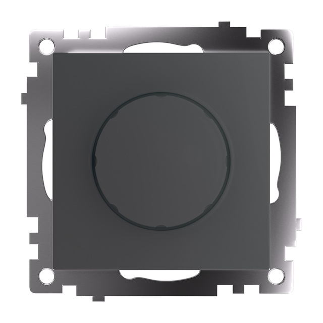 Выключатель диммирующий TRIAC (механизм), STEKKER GLS10-7106-06, 250В, 500Вт, серия Катрин, графит 49413 — фото 2