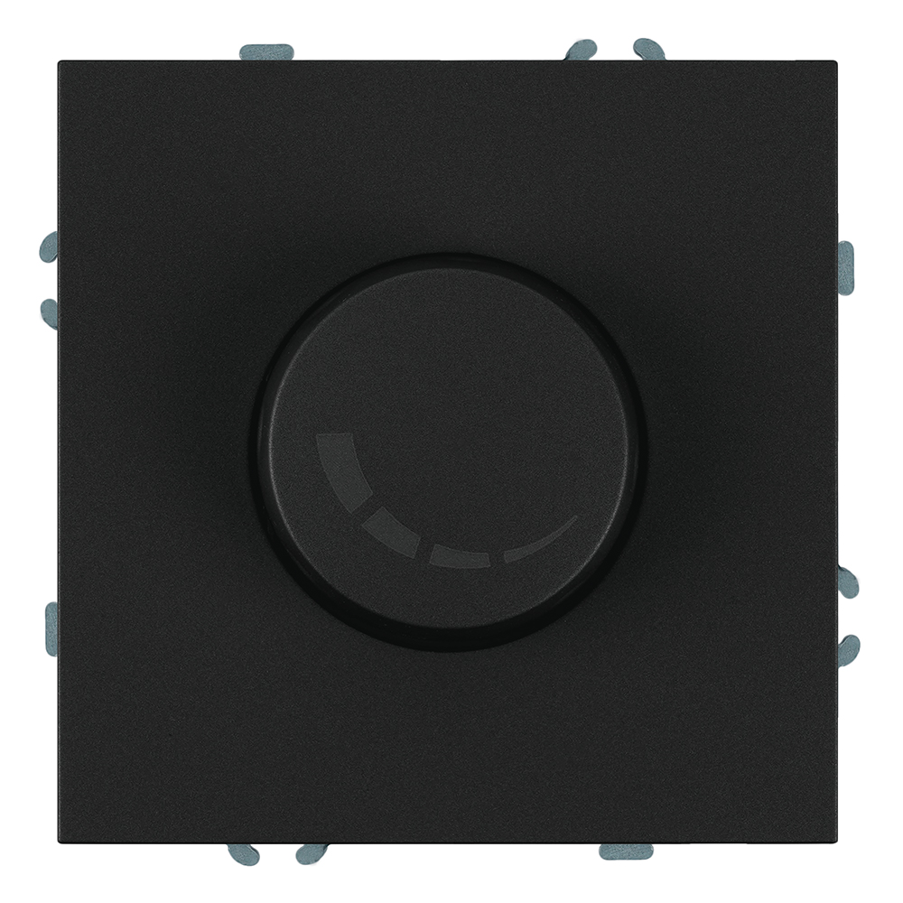 Выключатель диммирующий TRIAC (механизм), STEKKER RSW10-5106-05, 250В, 500Вт, серия Эмили, черный 49842