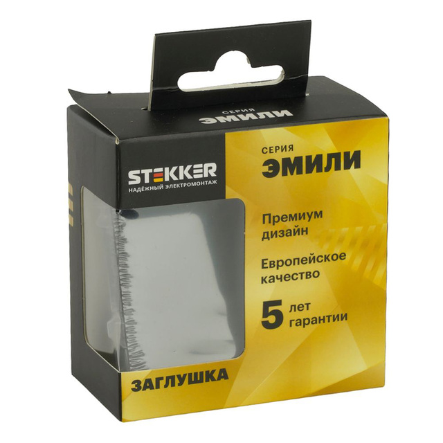 Заглушка (механизм), STEKKER, серия Эмили, черный уголь, soft touch, RST00-5116-05 49857 — фото 6