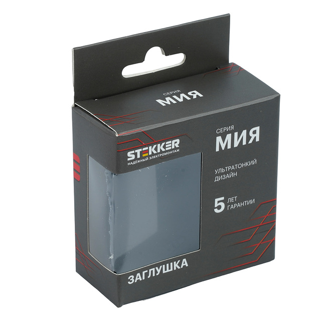 Заглушка (механизм), STEKKER, серия Мия, RST00-3116-05, черный бархат 50470 — фото 7